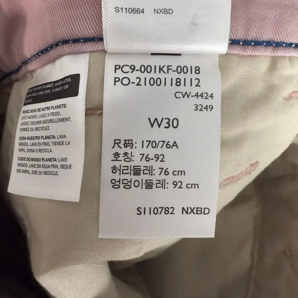 Levis Mens XX Chino Relaxed Shorts, Pink, 30